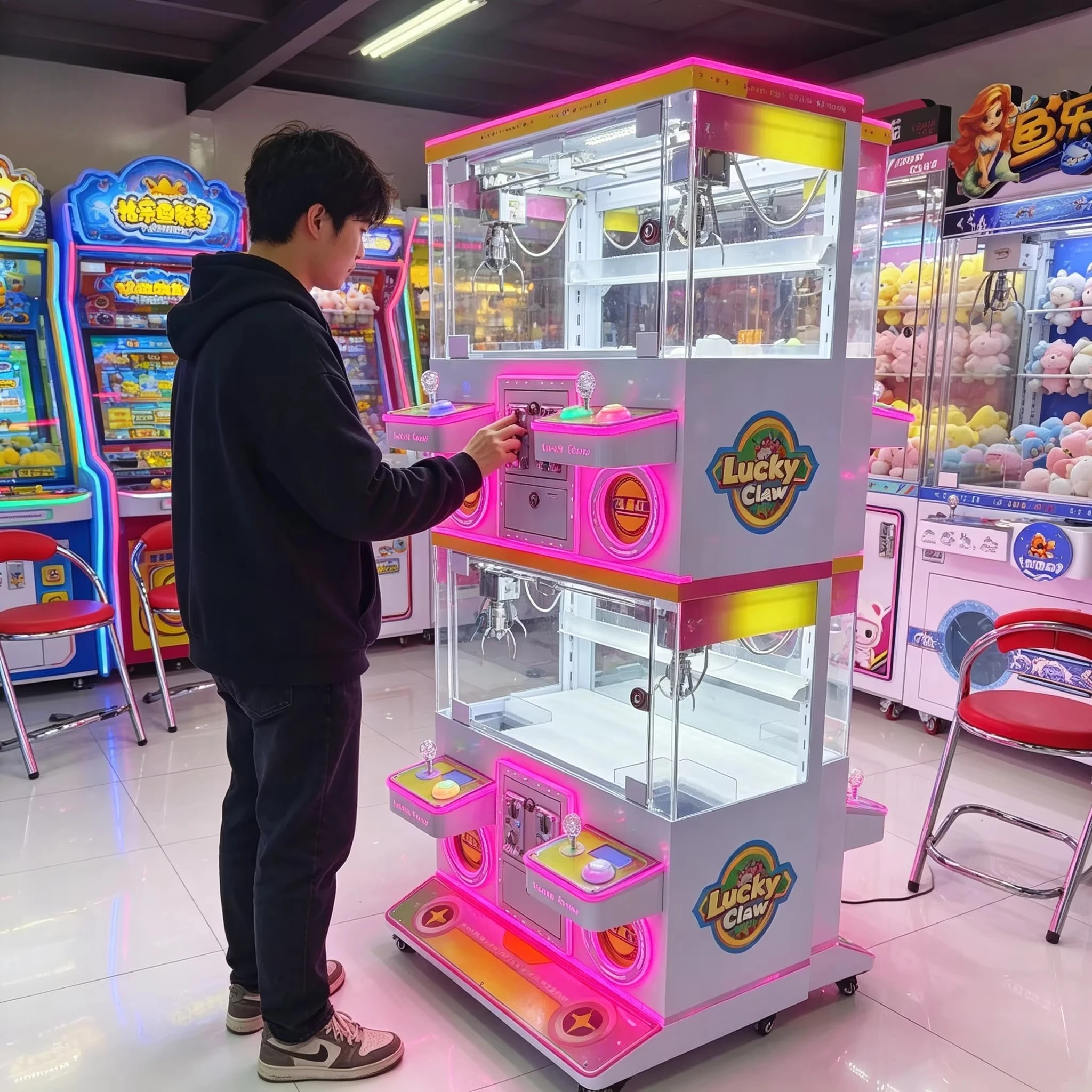 ตู้คีบตุ๊กตา 4 ช่อง สำหรับบาร์ - Arcade Prize Vending Machine บทวิจารณ์และราคา