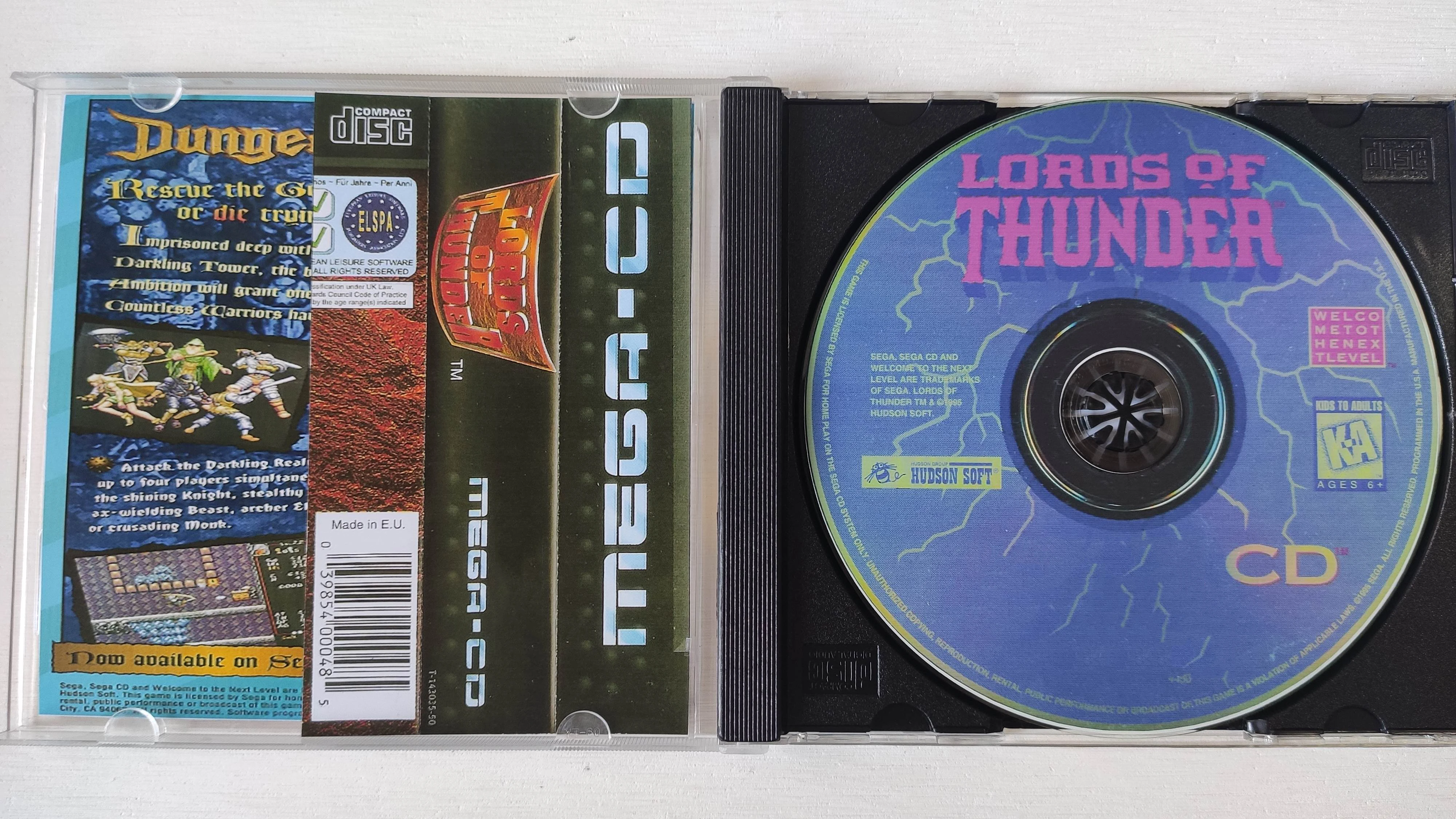 Mega CD Copy Disc Ards of Thunder Game, Desbloquear Console Megasega, Driver Óptico Retro, Peças de máquinas de videogame