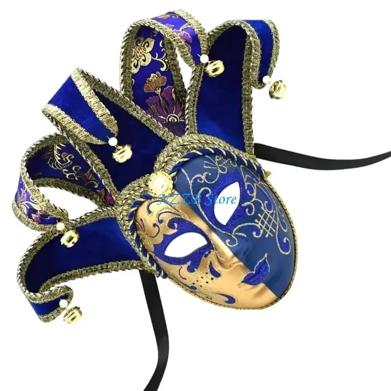 T21F Mardi Gras Mask Maskerade Mask Mask Venetians Mask Carnivals Mask Mask เครื่องแต่งกายฮาโลวีนสำหรับผู้ชายและผู้หญิง