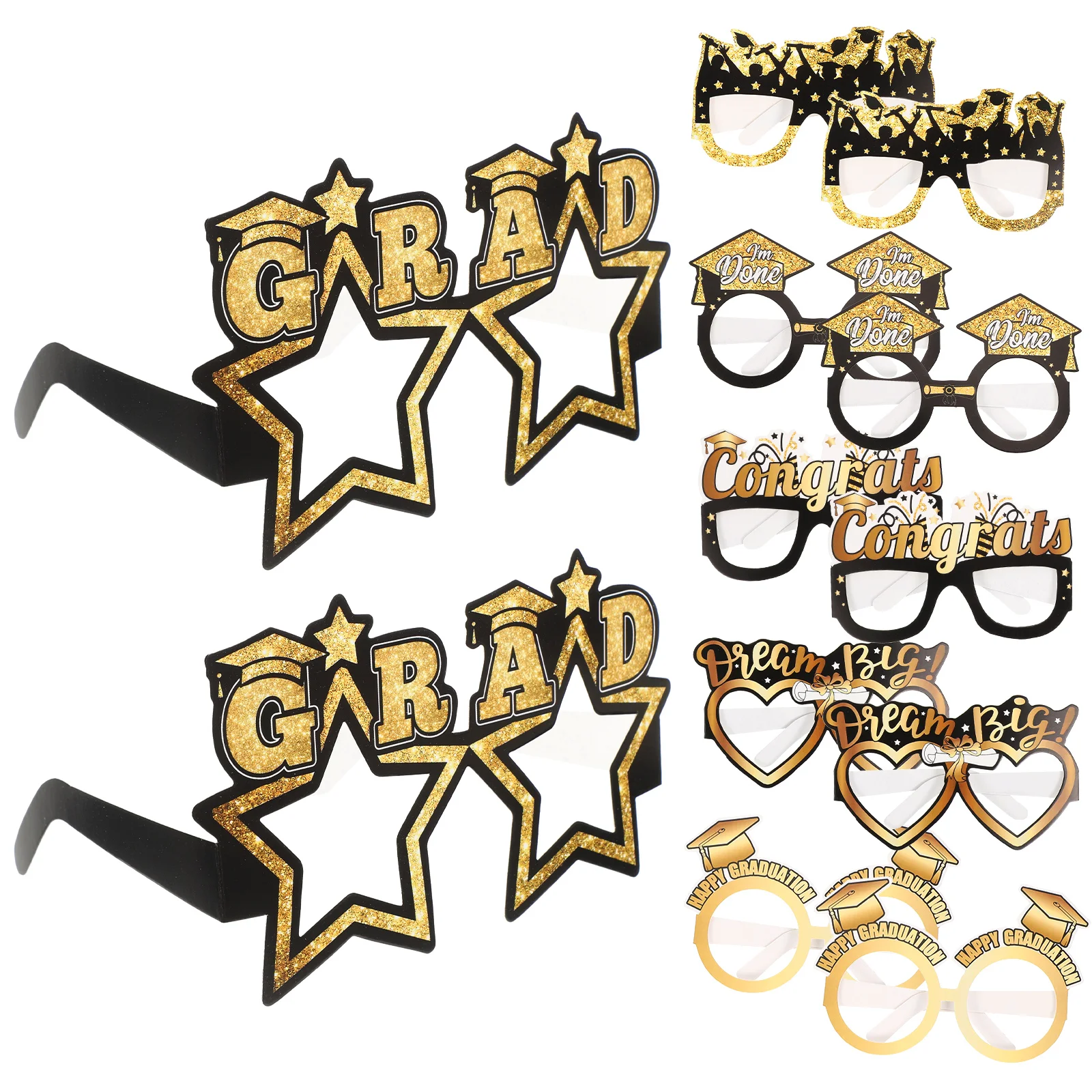 

Graduation Glasses Eyewear Props for Party Decorations Photo Booth Accessories Glasses For Graduation Senior Year Gifts