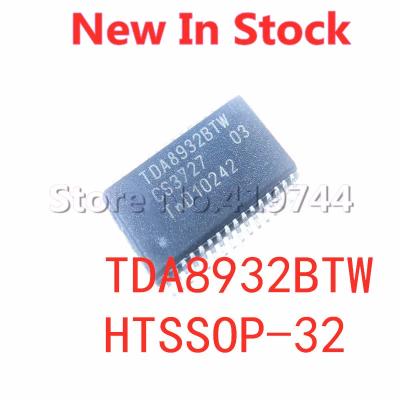 2ชิ้น/ล็อต TDA8932BTW TDA8932 HTSSOP-32 SMD LCD TV Audio Power เครื่องขยายเสียงชิปสต็อกใหม่ IC