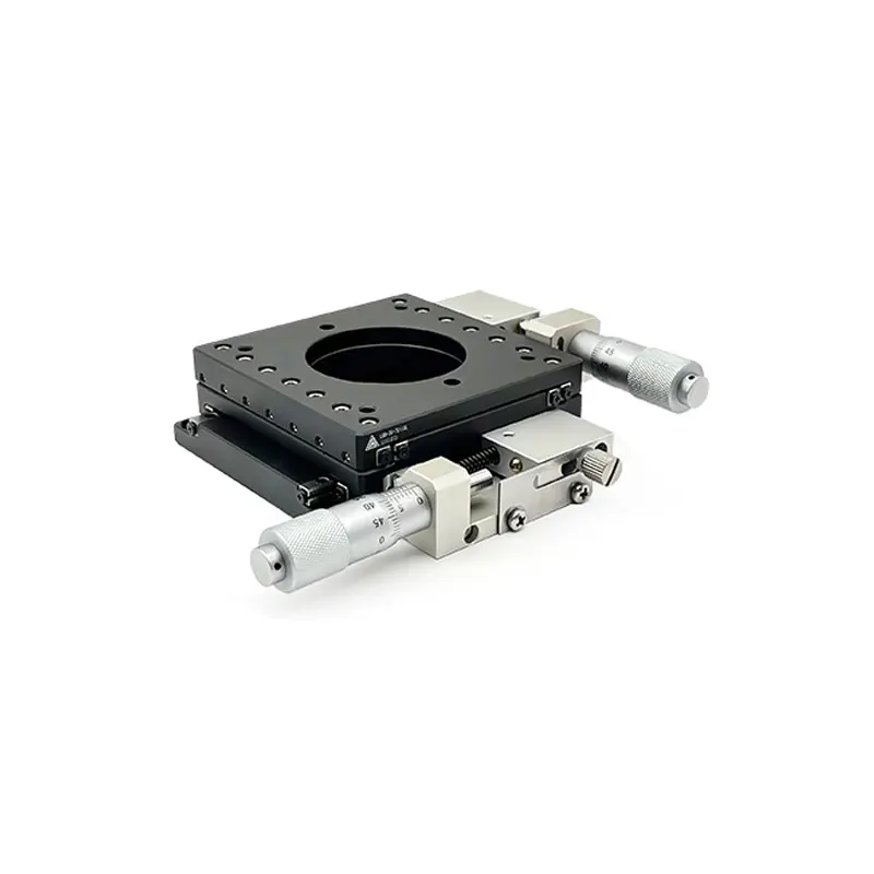 LSD-ZK-7013L LSD-ZK-7013R 70*70mm Hollow XY Slide 13mm Stroke Left Right With Micrometer Head