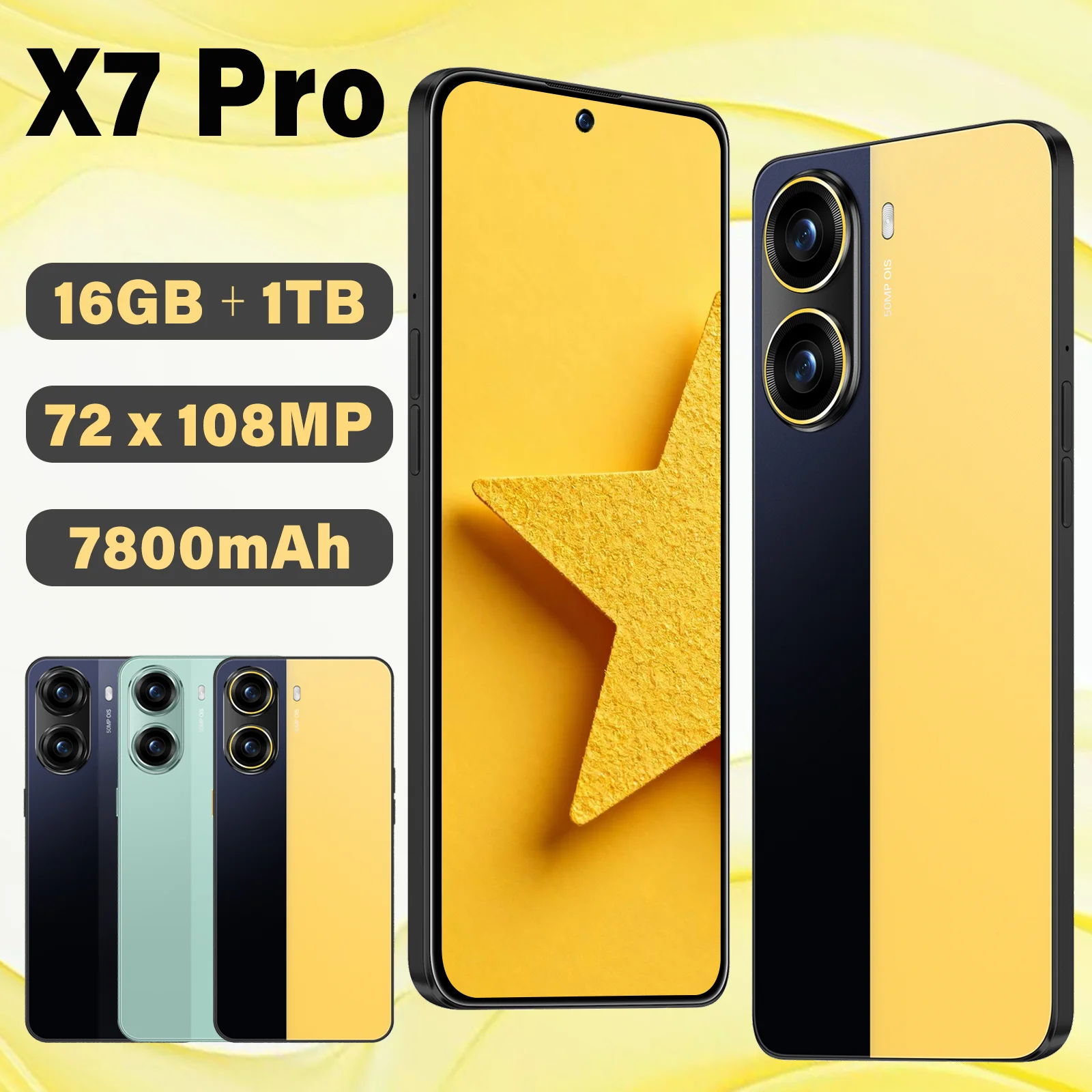 

2026 High-quality phone cases are used for X7 Pro Mobile accessories 7.3inch Original Smart Global Edition Silicone case