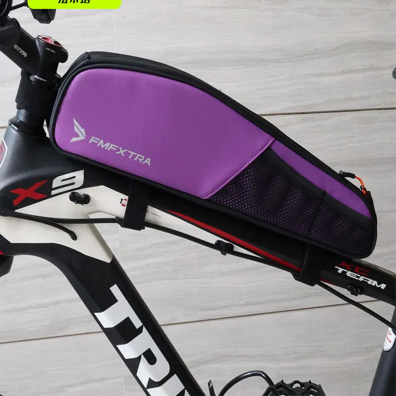 

Mountain road bicycle upper tube bag, triangular saddle bag upper tube bag, front beam riding equipment, bicycle bag accessories