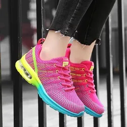 Women's Explosive Street Trendy Design Shoes with Unique Grid Design Breathable and Comfortable Outdoor Walking Training Shoes