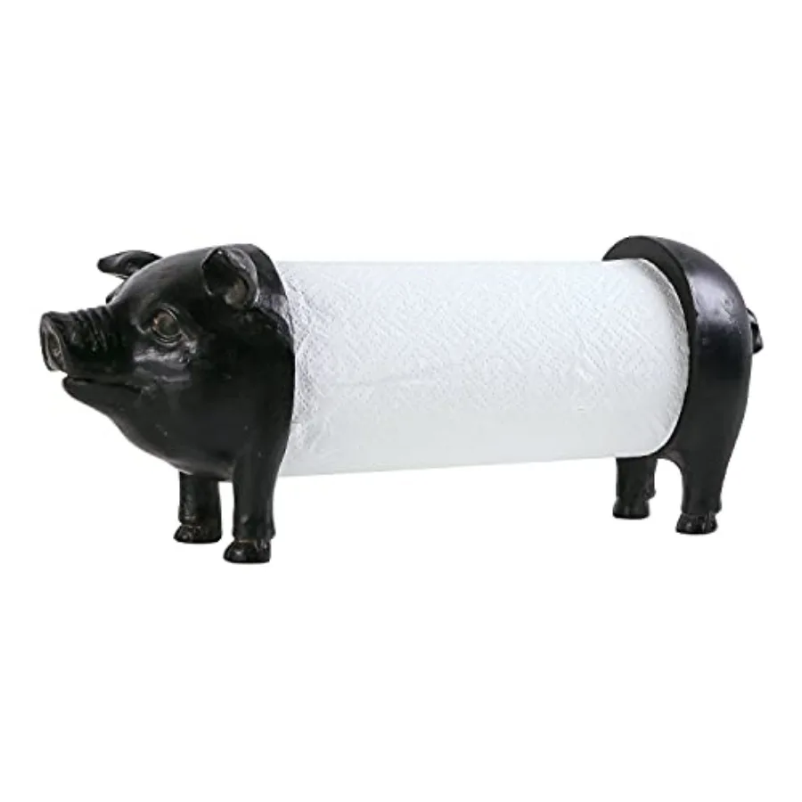

Paper Towel Holder Vintage Decorative Animal Tissue Towel Display Stand for Countertop Rustic Country Kitchen Toilet Farmhouse