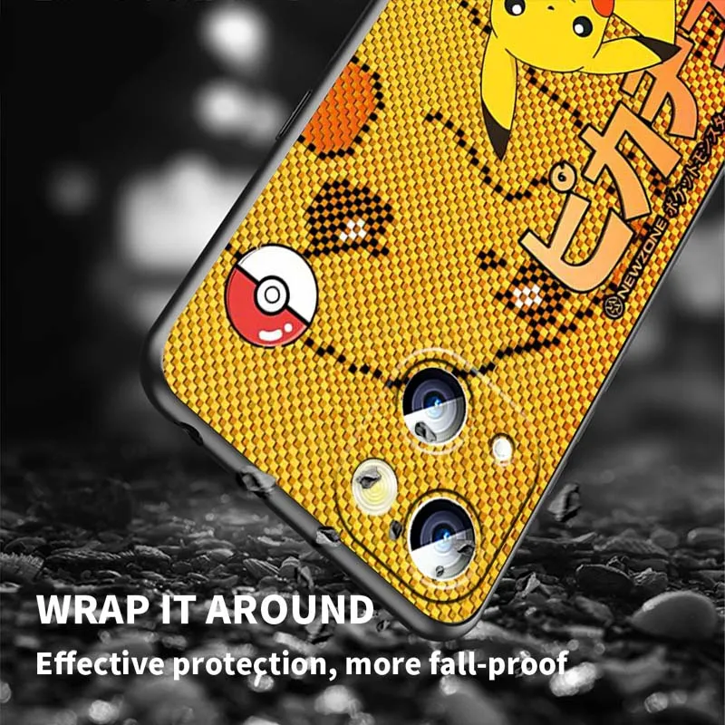 P-Pokemons R-Rayquazas لابل آيفون 16 16E 15 14 13 12 11 XS X Pro Max Plus غطاء سيليكون ناعم أسود جراب هاتف