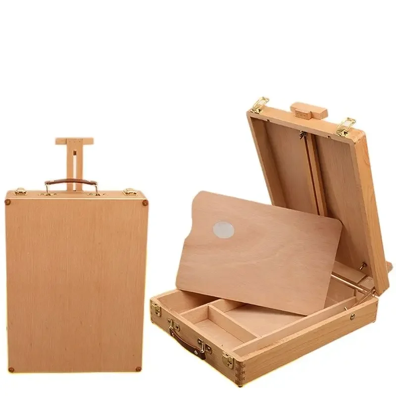 Paint Brushes Organizer Desktop Laptop Box Easel Painting Hardware Accessories Multifunctional Painting Suitcase Art Supplies