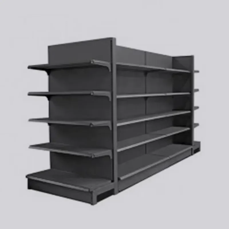 Supermarket wall side advertising display rack heavy metal hanging basket shelf for bread