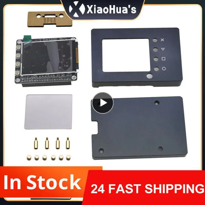 Display Screen Aluminous Lcd Screen Remote Ir With 6 Keyboards With Ir Function For Raspberry Pi 4b/3b/2b/b/a Lcd Screen Display