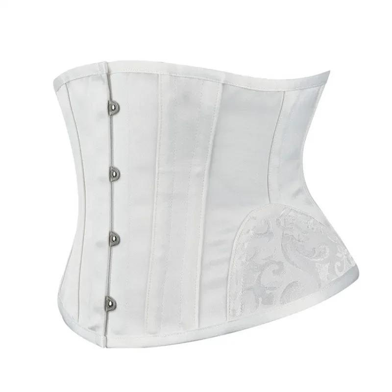 Espartilho feminino espiral de aço osso underbust gótico steampunk bustier corpo shaper emagrecimento cinto plus size corselet