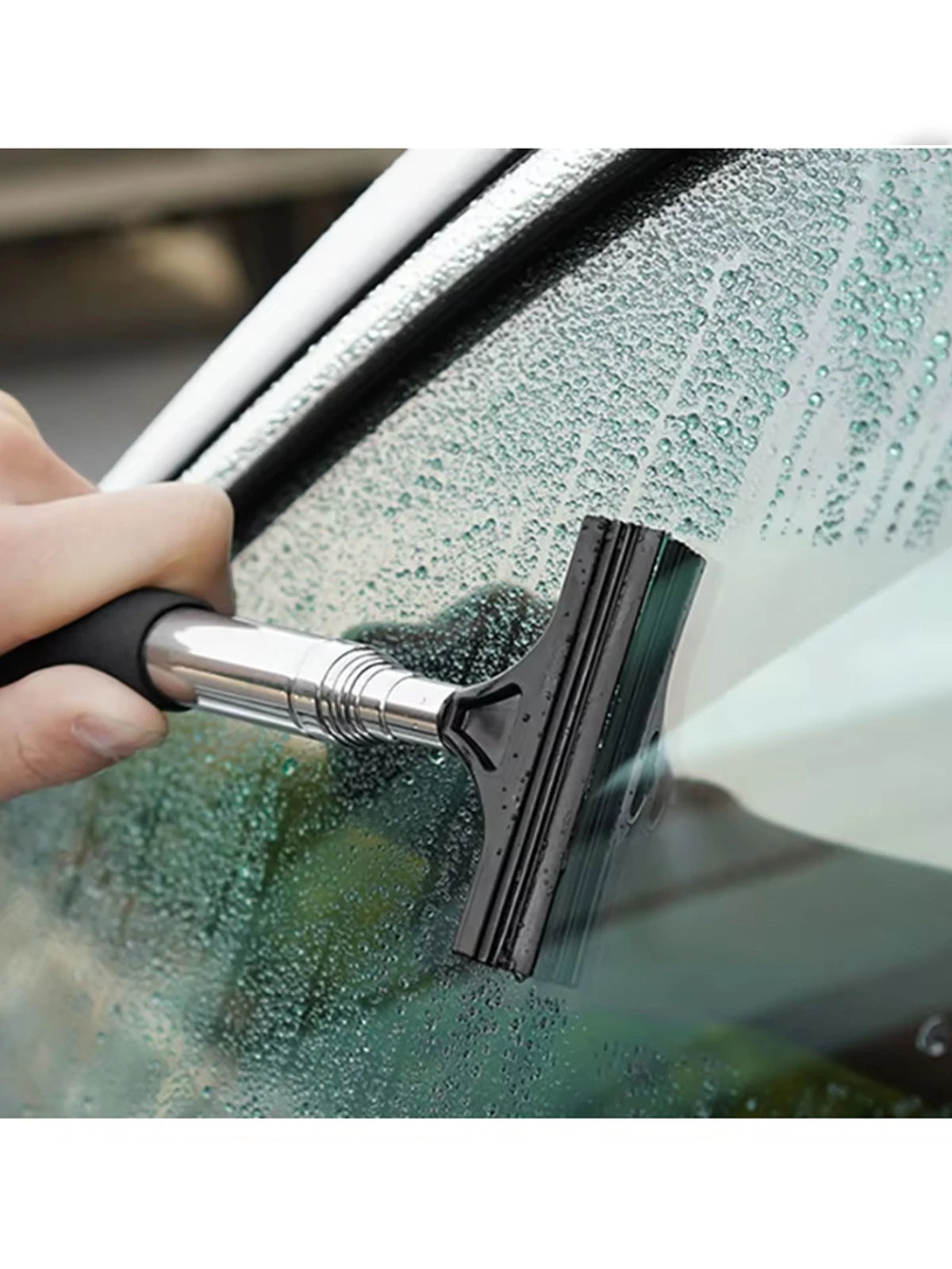 Scalable Car Rearview Mirror Wiper for Window Glass Water Removal Auto Reversing Mirror Cleaning Tool