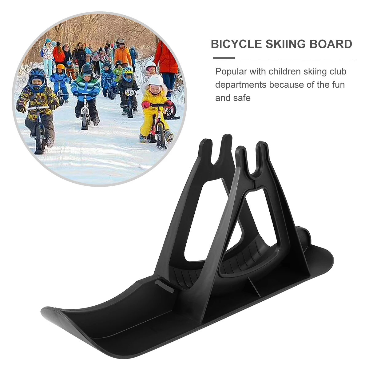 

1 set Balance Bike Ski Snow Scooter Plastic Toy Set Sled Child Toddler Winter Indestructible Construction Improve Balance Skill