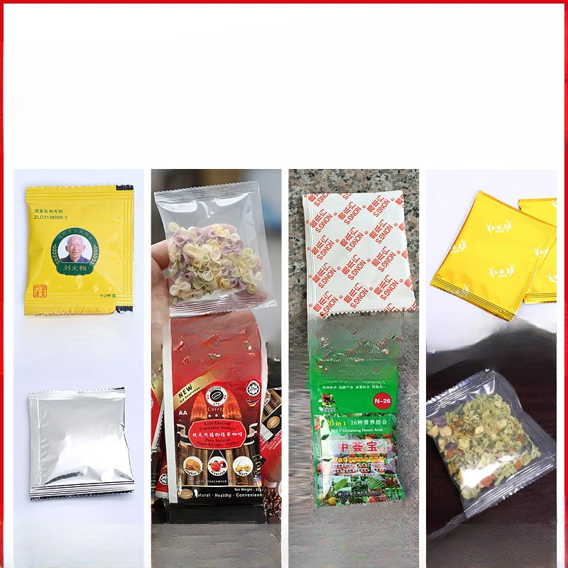 Fully automatic granular tea bag packaging machine, tea sorting machine, powder quantitative filling machine, automatic weighing