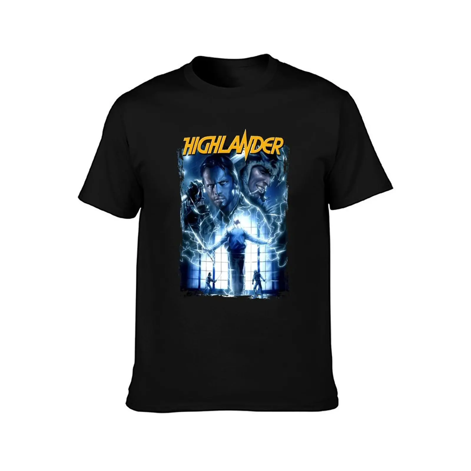 Modern Action Fantasy Story Legendary Thirst Highlander Movie Berlin T-Shirt Casual Basic Short Sleeve T-Shirt