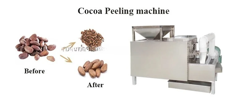 Hot Sale  Cocoa Skin Peeler Cocoa Bean Peeling Shelling Machine Cacao Bean Winnowing Machine