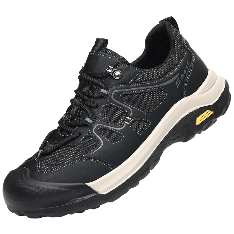 Men's Autumn New Arrival Outdoor Hiking Mountaineering Shoes Breathable Mesh Soft Bottom Thick Sole Sports Casual Shoes