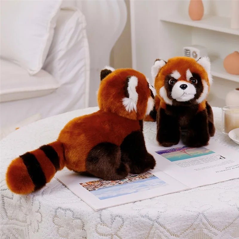 Red Panda Stuffed Animal Stuffed Raccoon Cute Jungle Animal Red Panda Bear Stuffed Animals Plush Toy for Kids