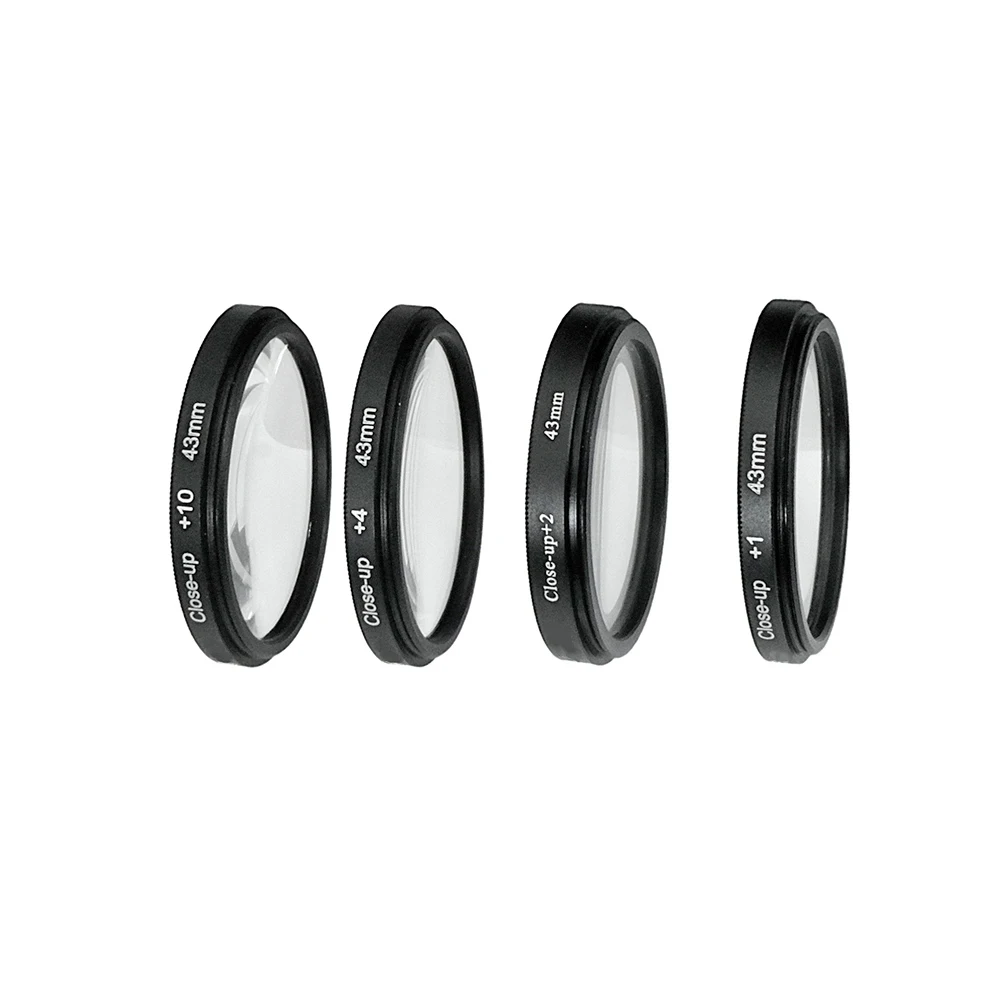 Macro Close Up Lens Filter Kit +1+2+4+10 Filter 49mm 52mm 55mm 58mm 62mm 67mm 72mm 77mm For Canon Nikon Sony Cameras