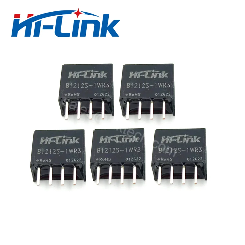 Hilink-Módulo de Alimentação Isolado DC, B1212S-1WR3, 12V a 12V, Alta Eficiência, Baixa Ondulação, Inteligente Doméstico, 2Pcs por Lote