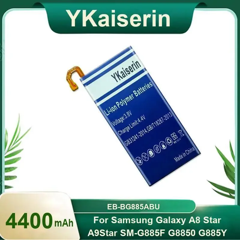 Mobile Phone Battery EB-BG885ABU 4400mAh For Samsung Galaxy A8 Star A9 Star SM-G885F G8850 G885Y