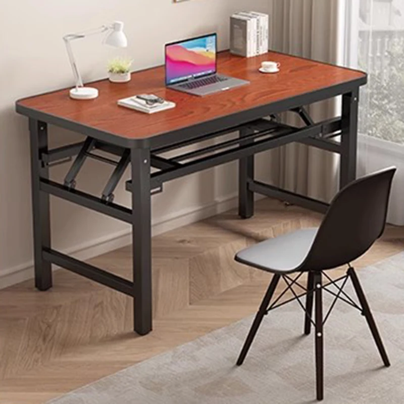 طاولة ألعاب قابلة للطي لغرفة المعيشة، أرفف دراسة للطلاب، مكاتب كمبيوتر قائمة للقراءة، أثاث منزلي من Escritorios #6