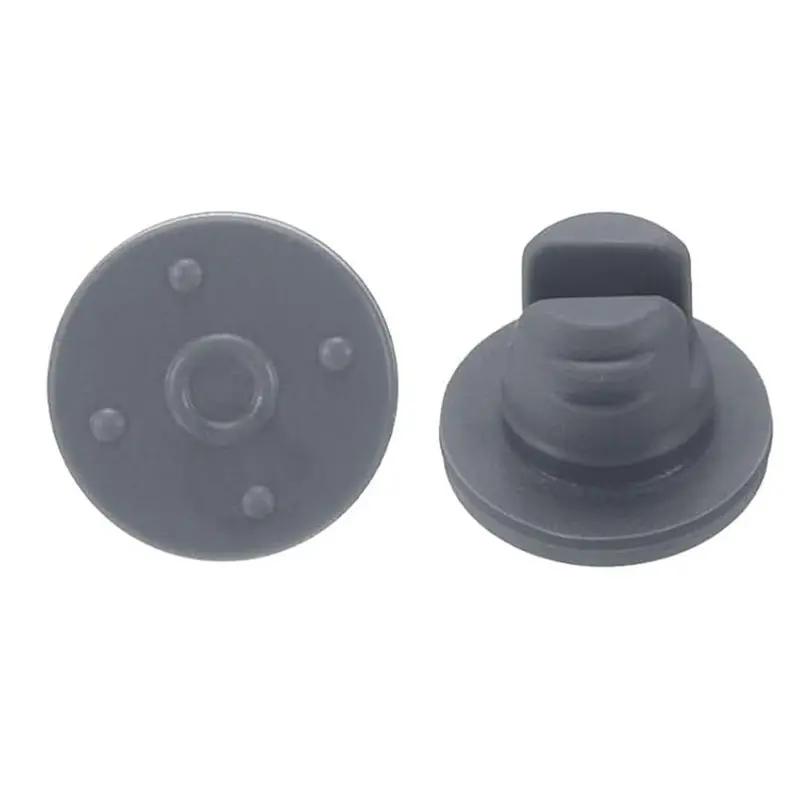 ABUH-7.5 Mm/0.3 Inch Vials Rubber Stoppers, 200 Pcs Two Legs Butyl Rubber Bottle Stopper Self-Healing Injection Ports Seal view 5