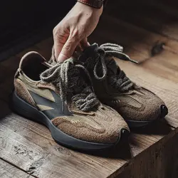 Maden Retro 70's Casual Sneakers for Men's Fall and Winter Thick Sole Sporty Jogging Breathable Casual Shoes