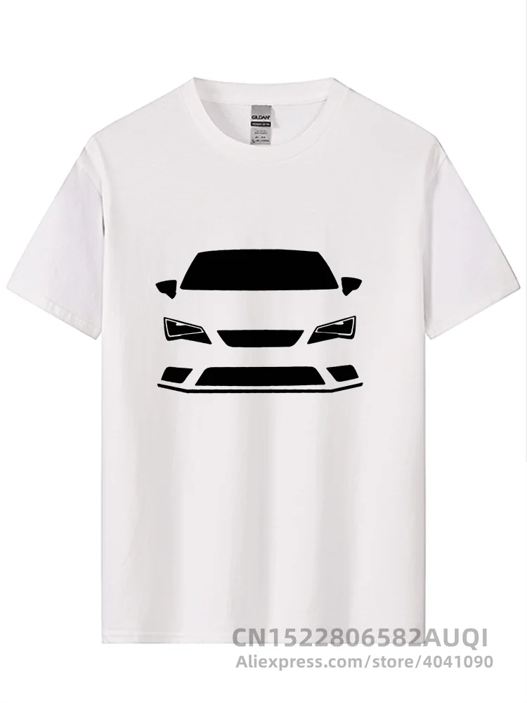 New Summer Men Camiseta Blanca Seat Leon Fr cupra Tees Hot Sale Tee Shirt