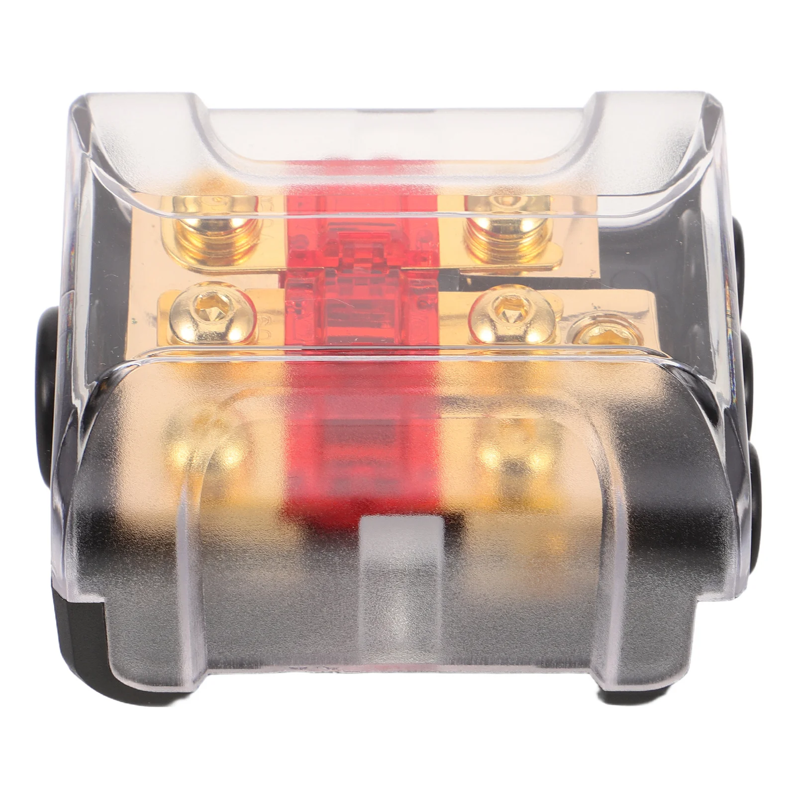 

Car Audio Amplifier Power Splitter 1 to 3 Way Distribution Block Fuse Protected Terminal for Amp Installation Car Sound System