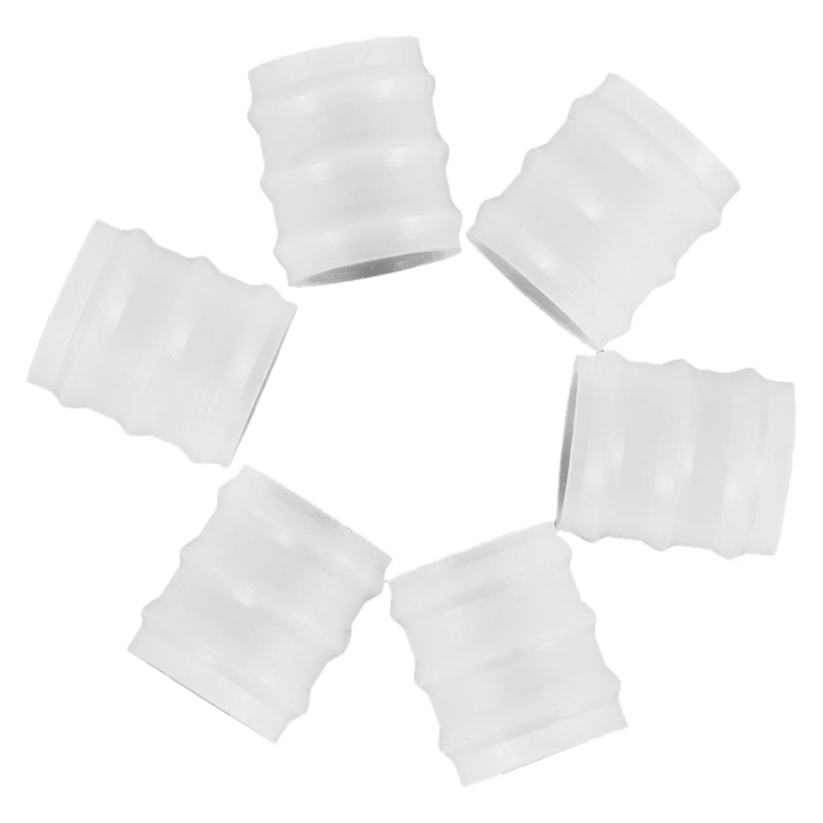 

6Pcs Stainless Steel Water Outlet Pipe Seal Ring Silicone Universal Pump Accessory for No Leakage Long Life Service Compatible