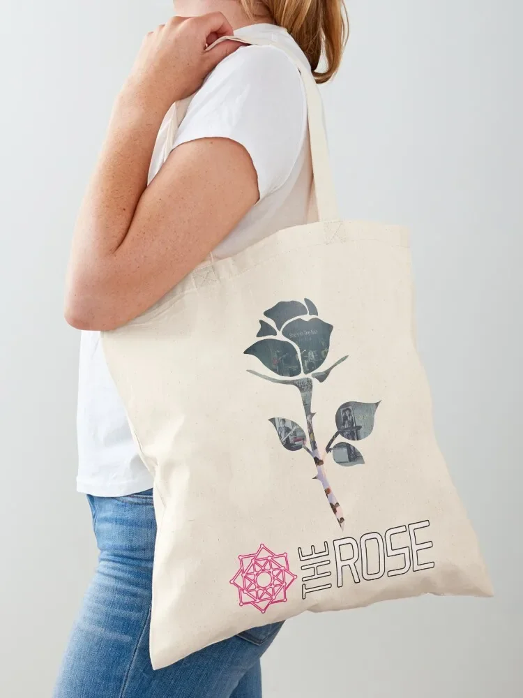 

The Rose - Large Graphic Tote Bag Women's shopper tote bag reusable shopping bag tote men's