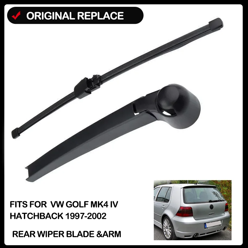 Car Rear Wiper Blade Blades Back Window Wipers Arm For Volkswagen VW GTI 4 Hatchback (2006-2008) 335mm Windscreen Wiper