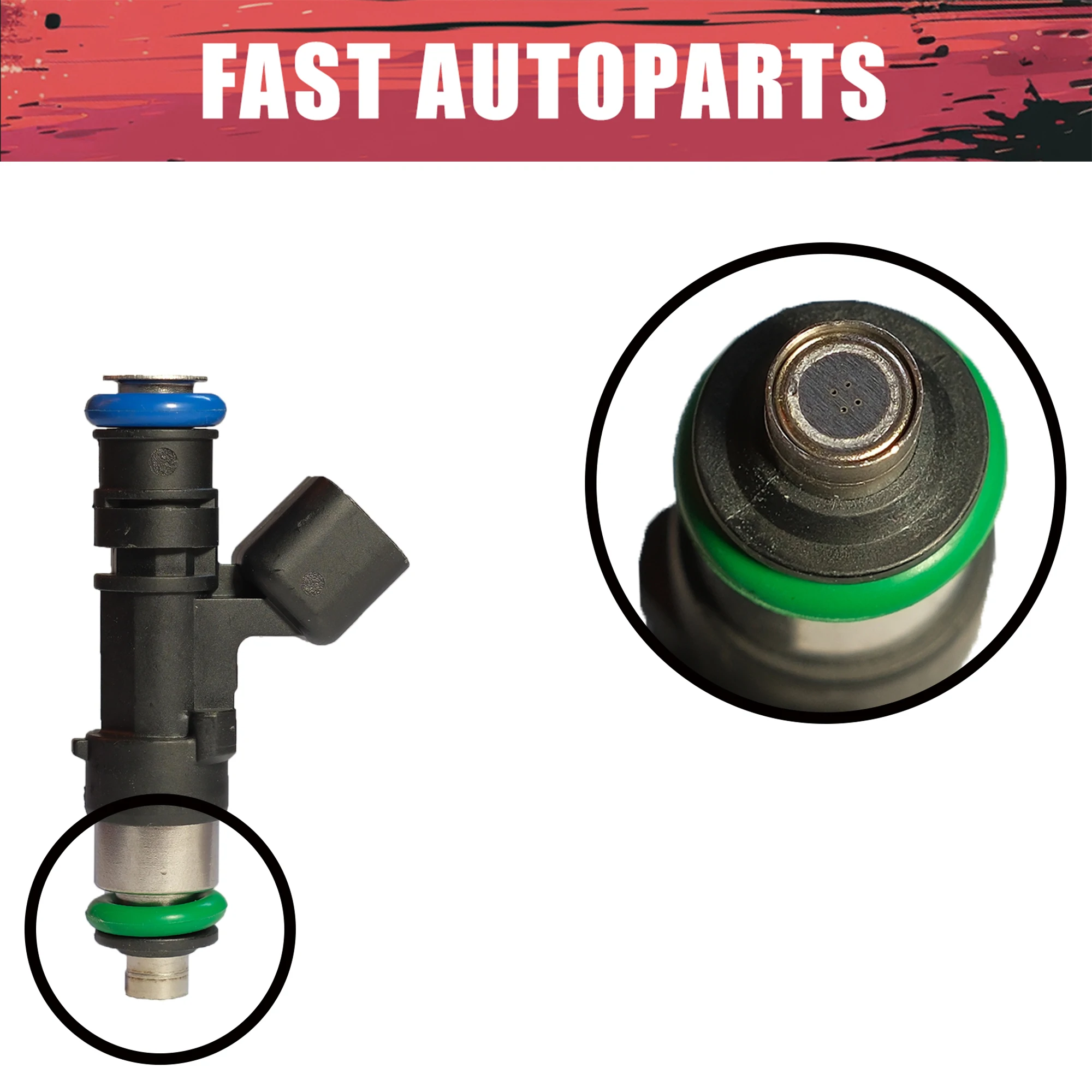 Fuel Injector,0280158284,4Pcs,For Ford Fiesta 1.6L I4 Flex L4 10-13 AE8E-BA EV14ES