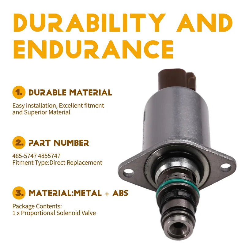 

Hot Selling-485-5747 Excavator Hydraulic Pump Proportional Solenoid Valve For CAT 313 313 GC 315 315 320 323GC 326GC 330GC 48557
