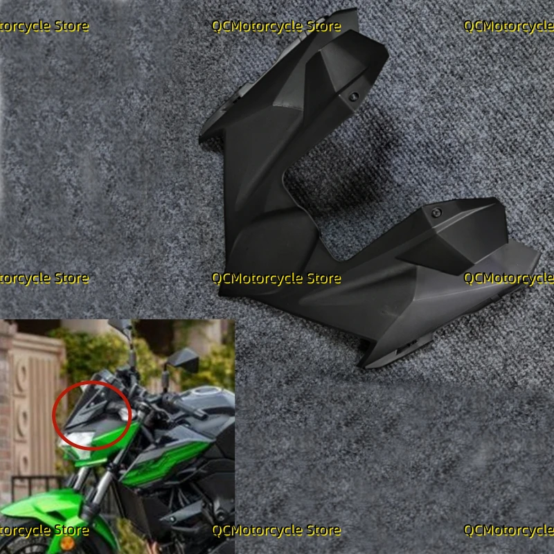 

Motorcycle Accessories Headlight Front Head Cowl Upper Nose Fairing Cover Housing Fit For Kawasaki Z400 Z 400 2019 2020-2024