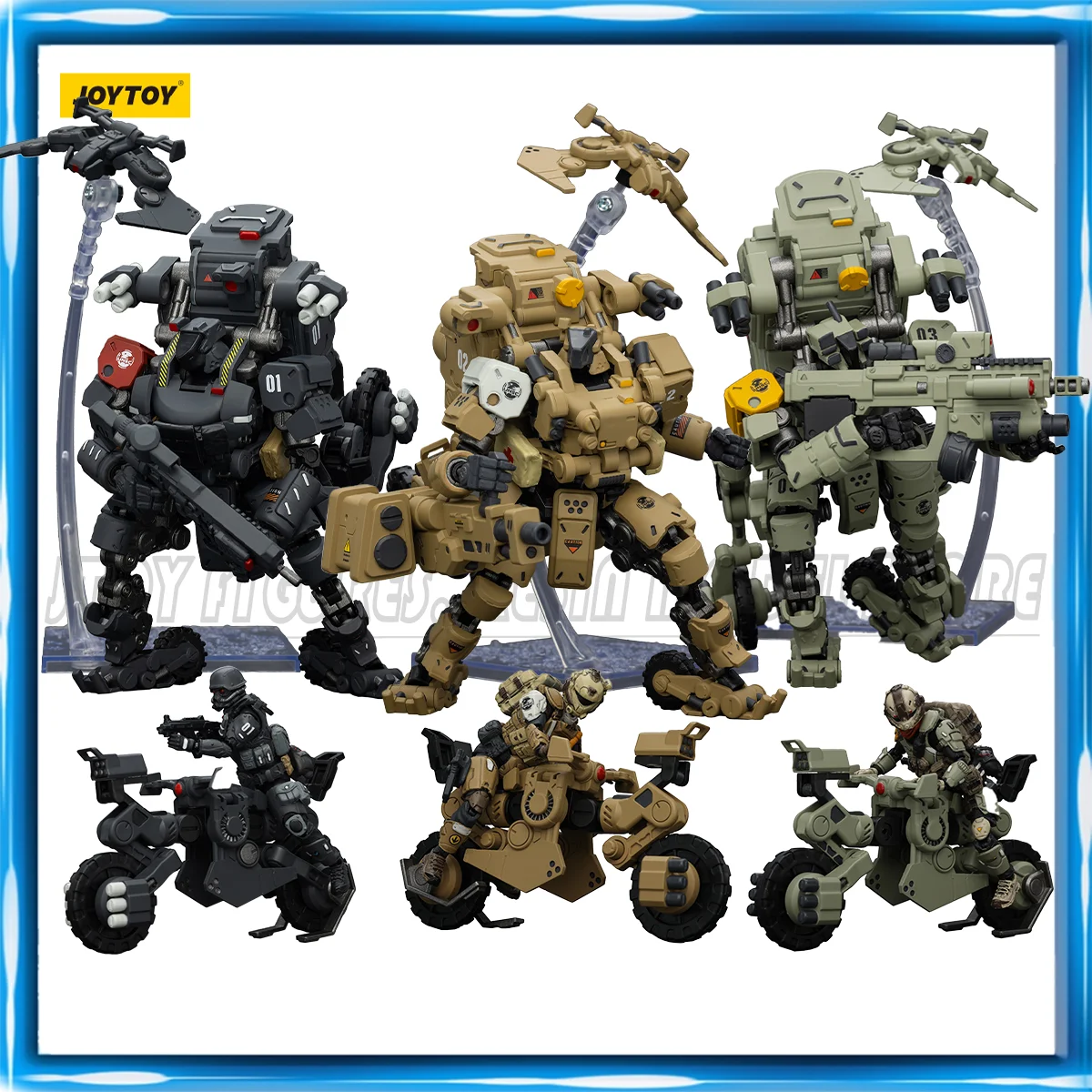 [Préventa] JOYTOY 1/18 figura de acción Fear XS Mech asalto táctico Raid nocturno figuras de Anime juguetes modelo militar
