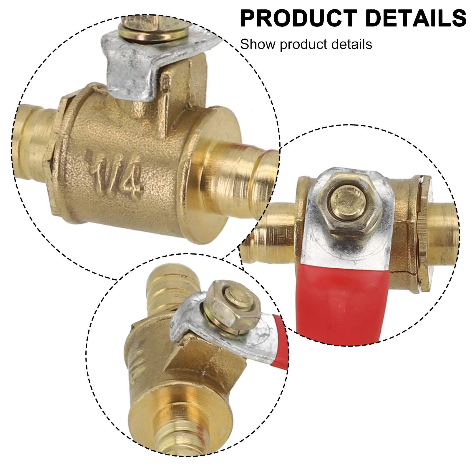 In-Line Fuel Tap 8mm 5/16IN Fuel-Tap For Motorcycles Tractors Quad Bikes Fuel Flow Controllor-Tap-Head Replacement