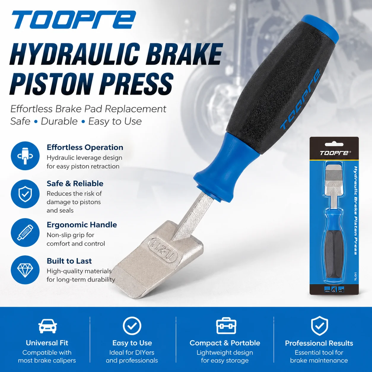 

TOOPRE hydraulic pan piston push rod mountain bike hydraulic pan clamping piston support reset tool