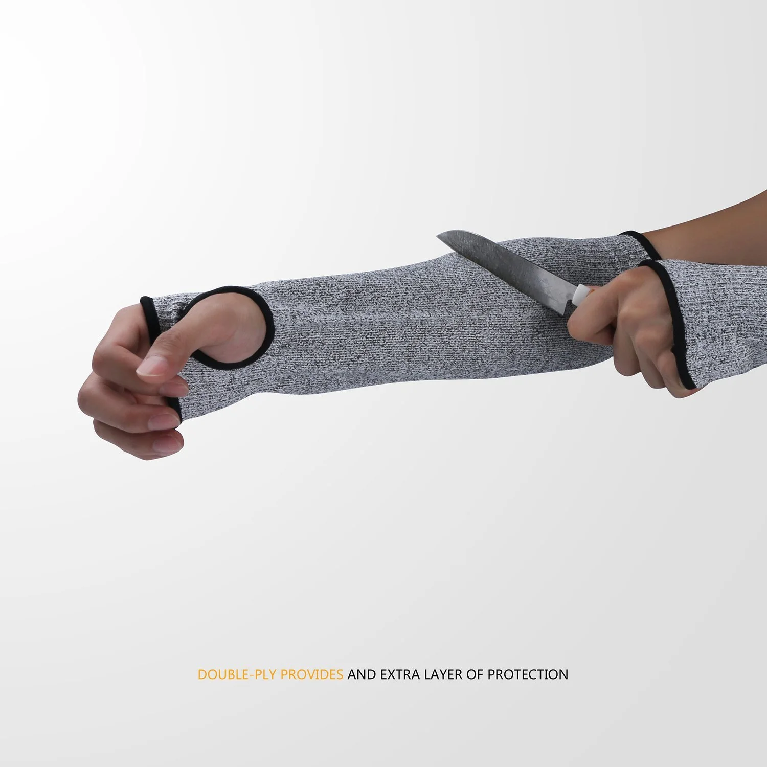 Cut Resistant Arm Sleeves Protective HHPE Mesh Gloves Anti-Cut Kitchen Sleeves for Butcher Tools