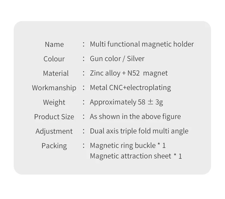 Starker Magnetischer Telefonhalter für MagSafe Doppelseitiger Magnet-Fingerring-Ständer für Desktop-Fitness Klappbare Halterung für Phone 17 16 – Detail 20