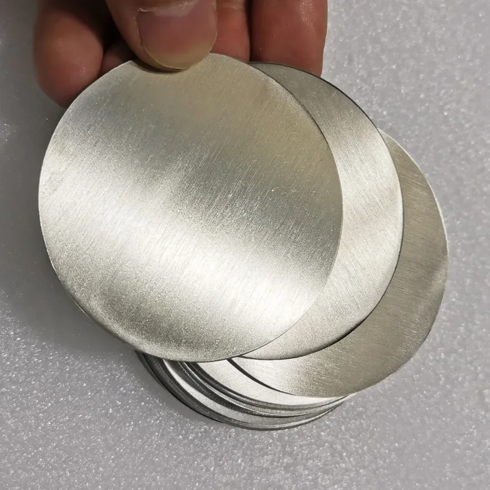 1pcs 304 Stainless Steel Round Plate Circular Sheet Disk Board CNC DIY Metal Base plate Thickness 0.5/1/1.5/2/2.5/3/4/5mm