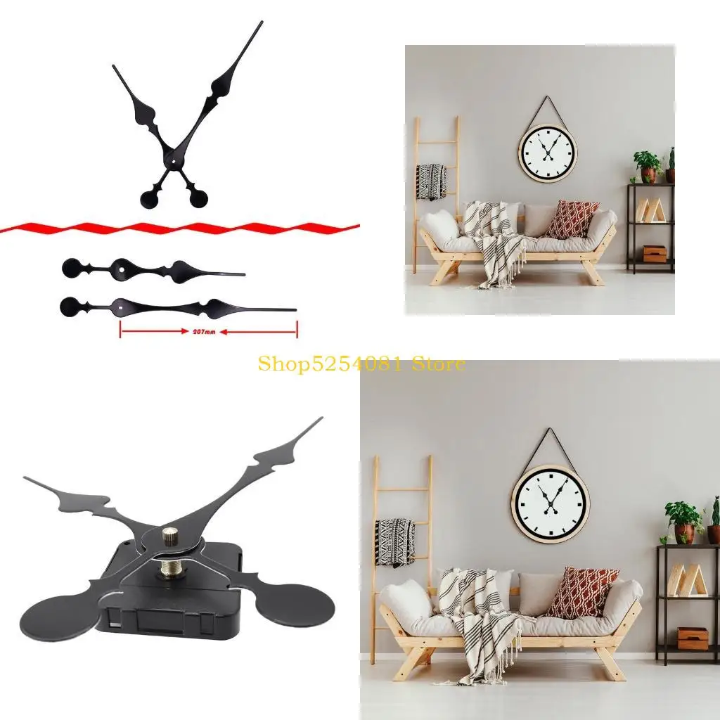 AXYC DIY Silent Large Wall Clock Quartz Movement Mechanism Hands Repair Tool Parts Kit Replacement Set