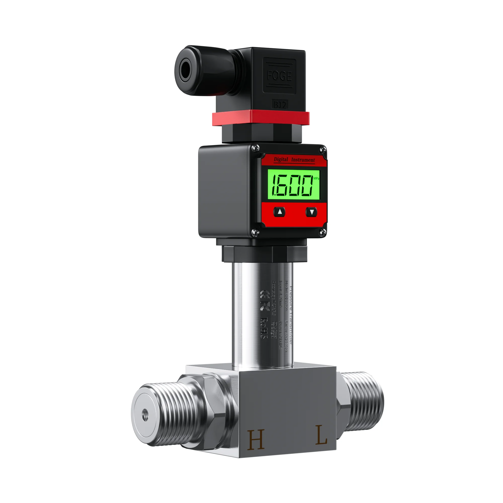 

Differential Pressure Transmitter 4-20mA 0-10V RS485 Wind Air Differential Pressure Sensor Transducer 0-2.5Mpa 0-1.6Mpa 0-1.0Mpa