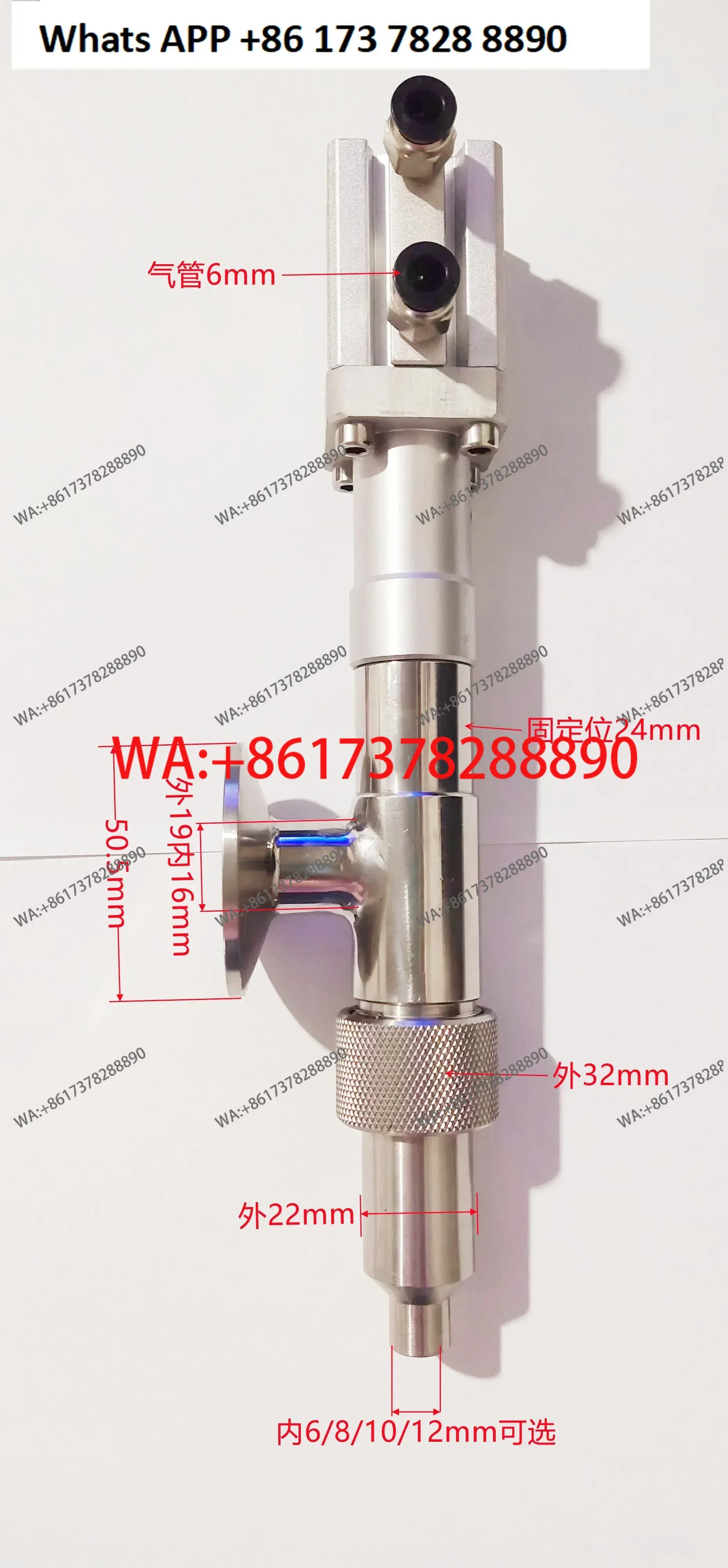 

Filling machine discharge nozzle 304 316 paste liquid filling head, filling machine accessories