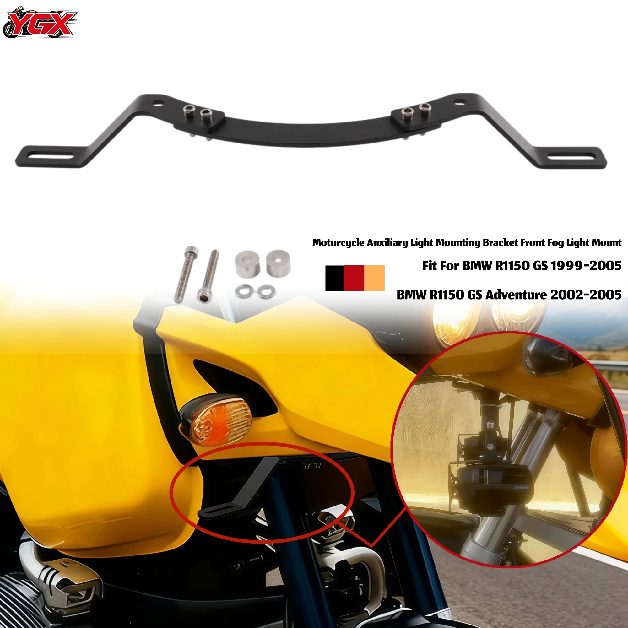 R 1150 GS Motorcycle Auxiliary Light Mounting Brackets Fog Lights Bracket For BMW R1150 GS 1999-2005 R1150GS Adventure 2002-2005