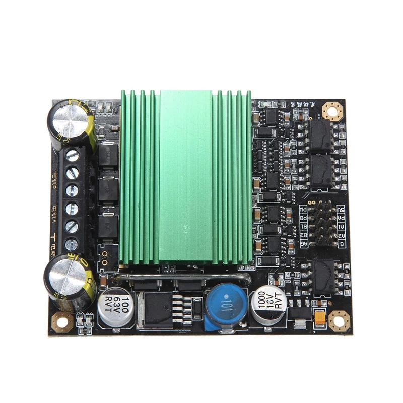 High Power 100A Dual Channel DC Motor Drive Module DC 12V-48V Board With Optocoupler Isolation