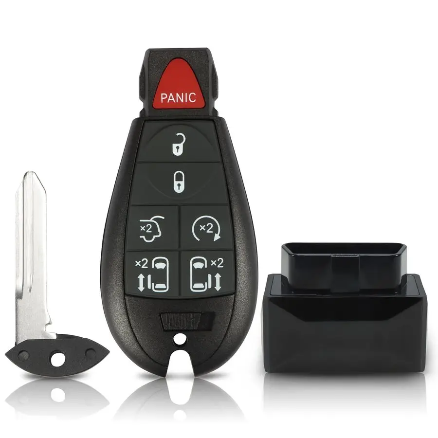 

Брелок, набор инструментов для замены дистанционного брелока без ключа для Chrysler Town and Country Dodge Caravan 20082016, 7 батов M3N5WY783X