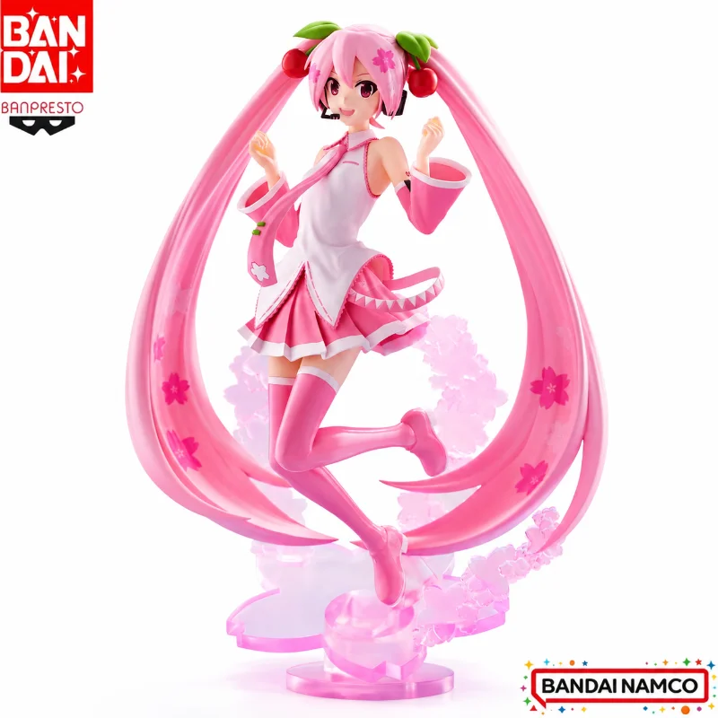 在庫ありバンダイオリジナルバンプレスト初音ミク初音ミクアクションフィギュアモデル人形新品箱入りアニメキャラクターおもちゃ