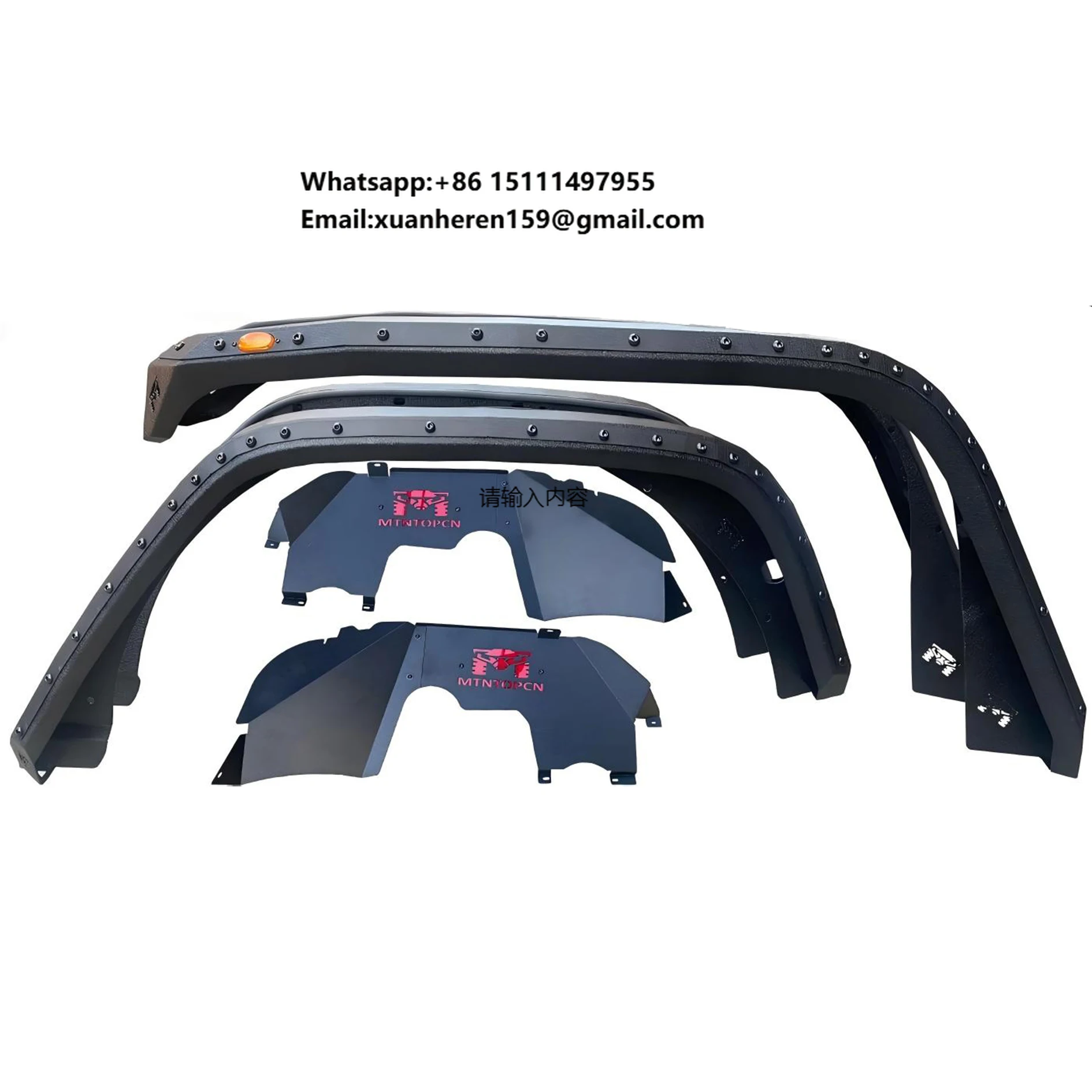 

Для Jeep Wrangler JL JLU 2018-2026, расширители колесных арок шириной 5 дюймов с внутренними вставками, стальные расширители колесных арок в дизайне Desert Viper Blade